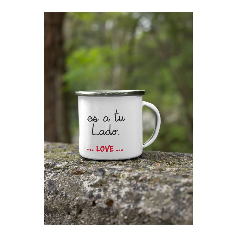 Taza Enlozada Amor en Conserva - Ingredientes del Corazón