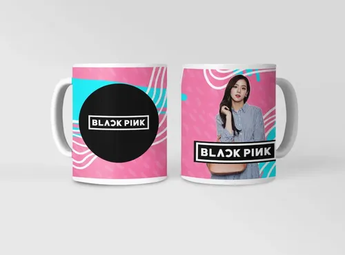 Taza Black Pink Jisoo Blanco