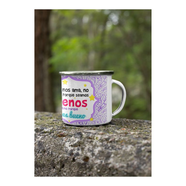 Taza Enlozada Inspiración y Esperanza Cristiana