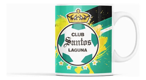Taza Santos Laguna Pasión - Futbol Mexicano Blanco