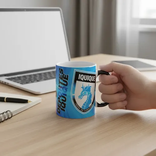Taza Mágica Club De Deportes Iquique - Futbol Chileno Negro Fútbol