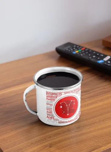 Taza Enlozada Aries - Valientes Y Resueltos Blanco Videojuegos