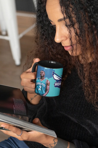 Taza Magica Charlotte Hornets - Nba Negro Nba