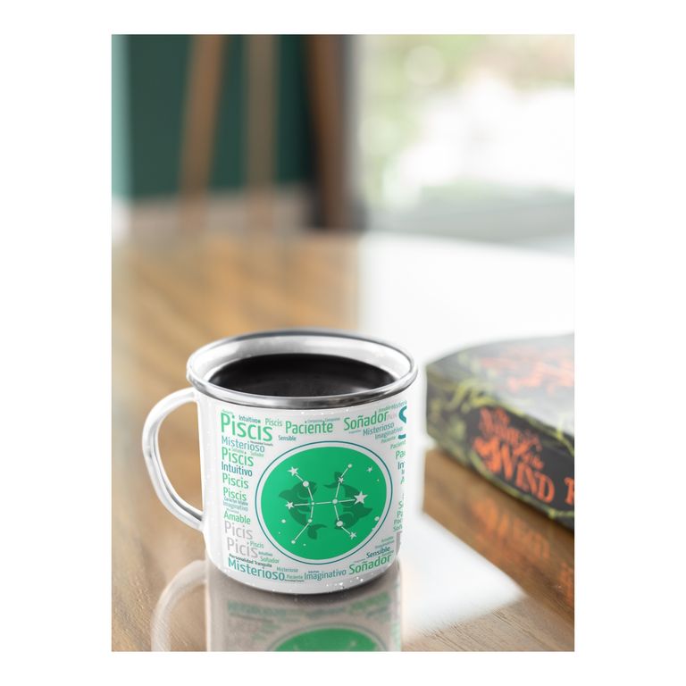 Taza Enlozada Piscis - Sueños y Sensibilidad