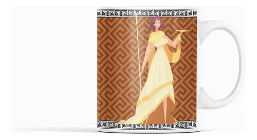 Taza Hera - Majestuosidad Y Mito Revelados Blanco