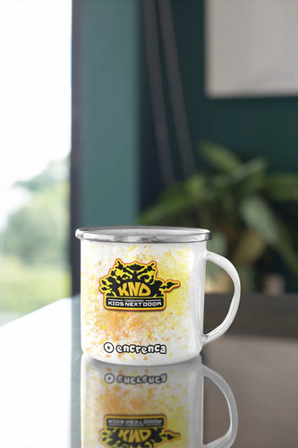 Taza Enlozada Número 4 Los Chicos Del Barrio Knd Blanco Los Chicos Del Barrio