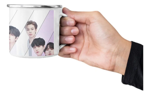 Taza Enlozada Bts Bt21 El Regalo Soñado Para Fans Blanco Bts Bt21