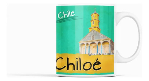 Taza Chiloé - Tradición Y Naturaleza Blanco