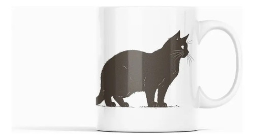 Taza Gatitos Y Papá Gato Diseño Especial Blanco