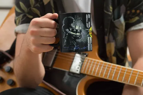 Taza Magica Guns N Roses Axl Rose - Slash Bandas De Rock 02 Negro Guns N'roses