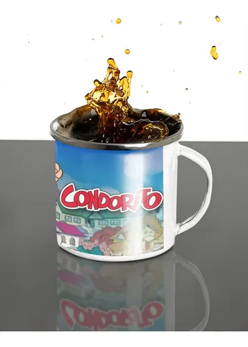 Taza Enlozada Lechera Condorito Colección Blanco Regalo Condorito
