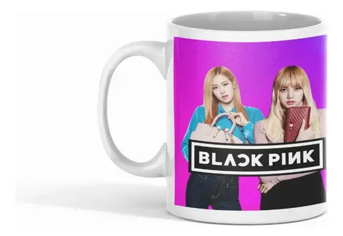 Taza Black Pink - Inspiración K-pop En Cada Sorbo Blanco