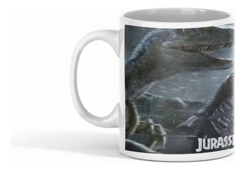 Taza Encuentra Tu Dinosaurio Favorito Blanco