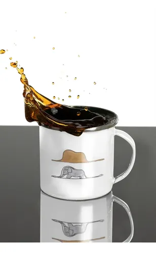 Taza Enlozada El Principito - Encuentros En El Cosmos Blanco Encuentros En El