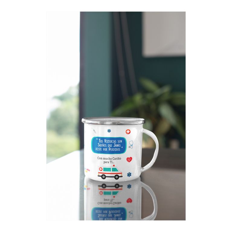 Taza Enlozada Café en Emergencias - Vida de Paramédico M