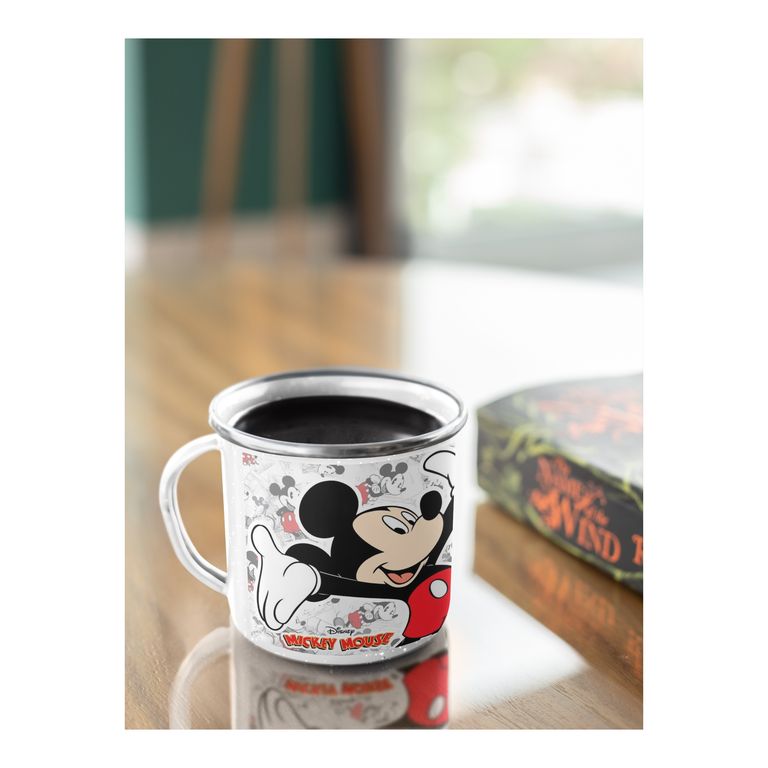 Taza Enlozada Mickey Mouse - Icono de Alegría