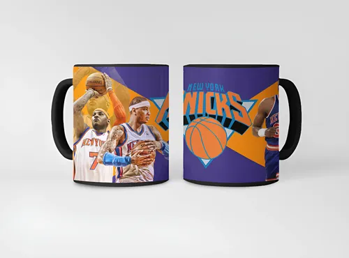 Taza Magica New York Knicks -nba Negro Nba