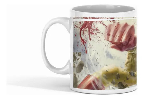 Taza One Punch Man - Golpe De Héroe Blanco