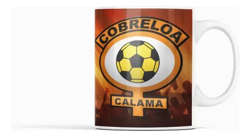 Taza Luchando Desde Calama - Cobreloa Blanco