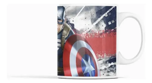 Taza Steve Rogers - Capitan America Blanco