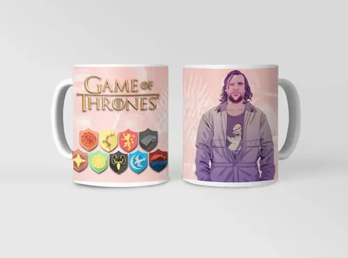 Taza Juego De Tronos - Tronos Con Sandor Clegane Blanco