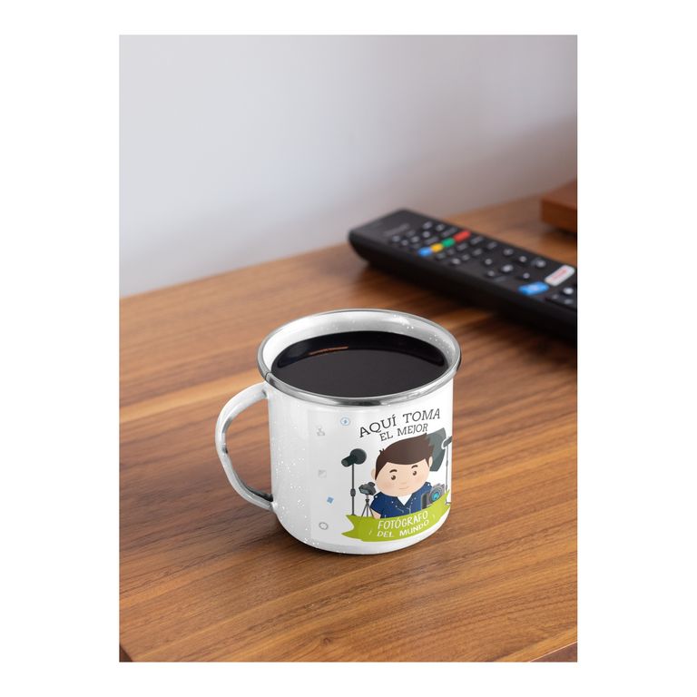 Taza Enlozada Imágenes y Espressos - Dia del Fotógrafo