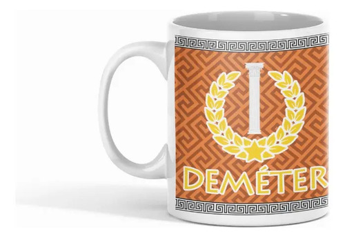 Taza Abundancia De Deméter Diosa De Agricultura Y Fertilidad Blanco