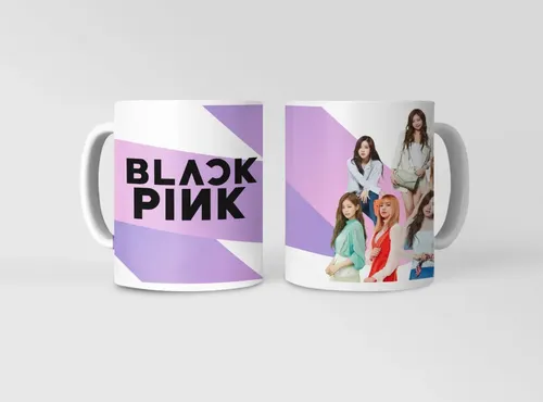 Taza Black Pink - Diseño Único Para Fans Blanco