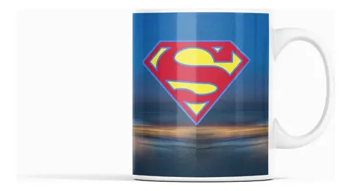 Taza Poderes De Krypton Superman Blanco