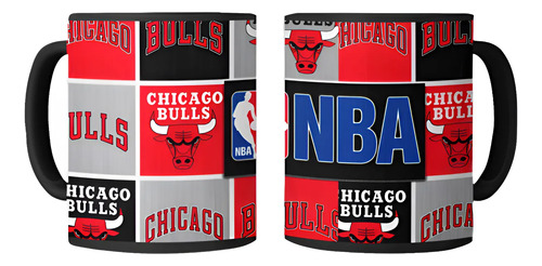 Taza Mágica Chicago Bulls Jordán - Nba 03 Negro Nba