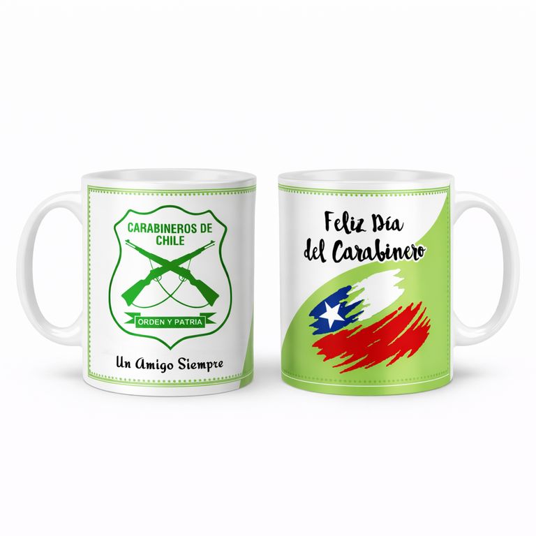 Taza Tricolor Feliz Día
