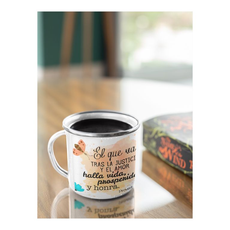 Taza Enlozada Sentido Cristiano - Fe y Devoción