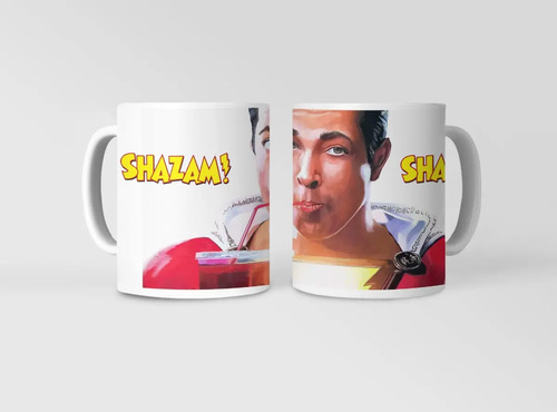 Taza Shazam - Fulgor De Un Relámpago Blanco