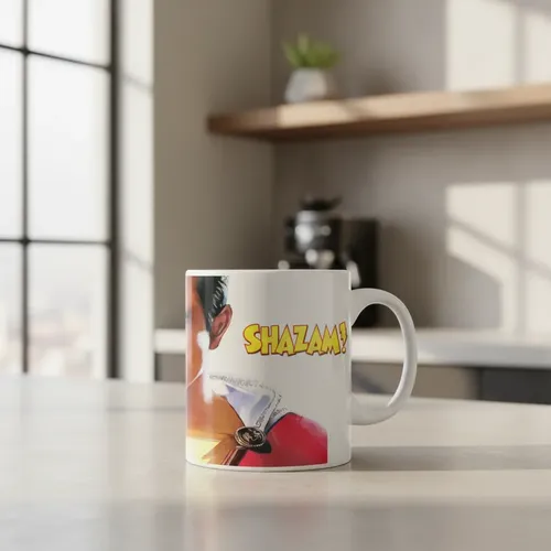 Taza Shazam - Fulgor De Un Relámpago Blanco