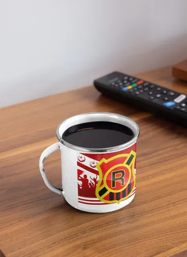 Taza Lechero Enlozado Rangers De Talca Blanco Regalo Rangers De Talca
