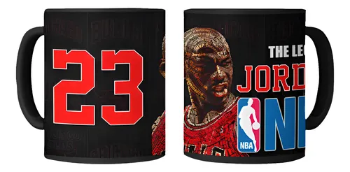 Taza Magica Jordan The Legend- Nba Negro Nba