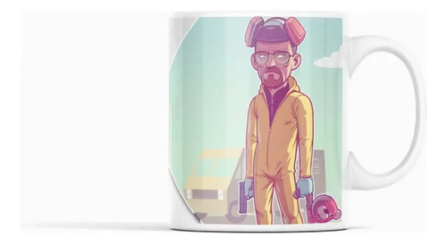 Taza Breaking Bad Con Walter White Un Clásico Blanco