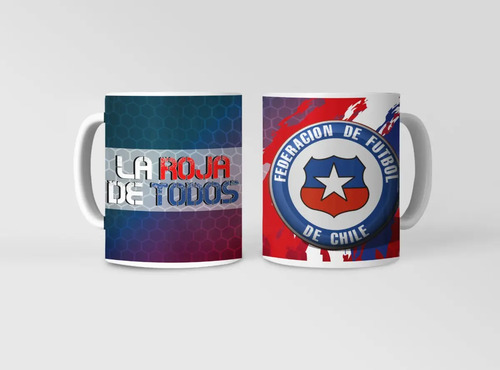 Taza La Roja De Todos - Chile Unido Blanco