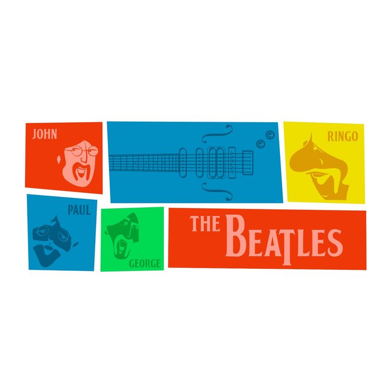 Taza Enlozada The Beatles - Revolución Musical