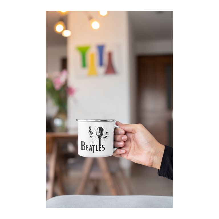 Taza Enlozada The Beatles - Viaje Musical