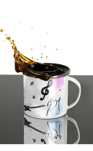 Taza Enlosado Soda Stereo Gracias Totales Blanco Gracias Totales
