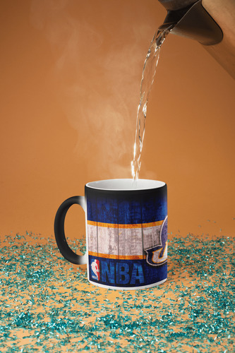 Taza Mágica Utah Jazz - Nba Negro Nba
