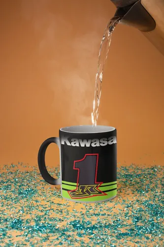Taza Magica Jonathan Rea Superbikes Sbk Kawasaki Negro Jonathan Rea Superbikes