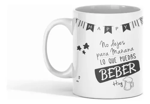 Taza Feliz Cumpleaños Para Tu Día Especial Blanco