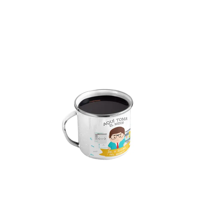 Taza Enlozada Ing. de Sistemas - Codificando el Futuro H