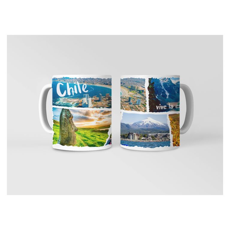 Taza Maravillas de Chile - De Rapa Nui a Patagonia