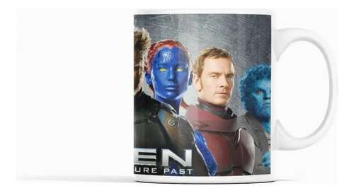 Taza X-men - Mutantes Al Descubierto Blanco