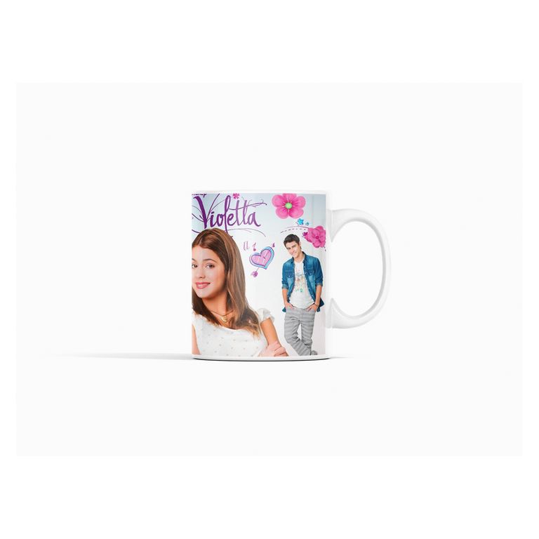 Taza Cantos y Corazones de Violetta