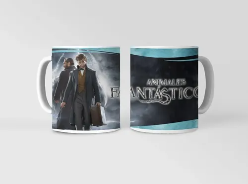 Taza Encuentra La Magia - Animales Fantásticos Blanco