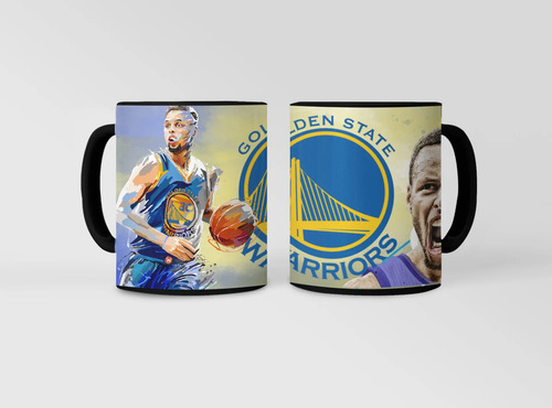 Taza Magica Golden State Warriors - Nba 01 Negro State Warriors Nba 01
